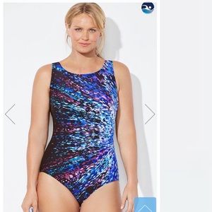 SWIMSUITS FOR ALL CELESTIAL One Piece High Neck